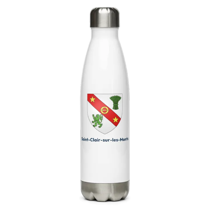 Gourde inox — blason de Saint-Clair-sur-les-Monts