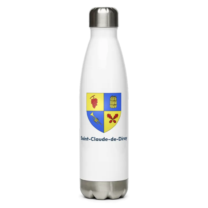 Gourde inox blason de Saint-Claude-de-Diray