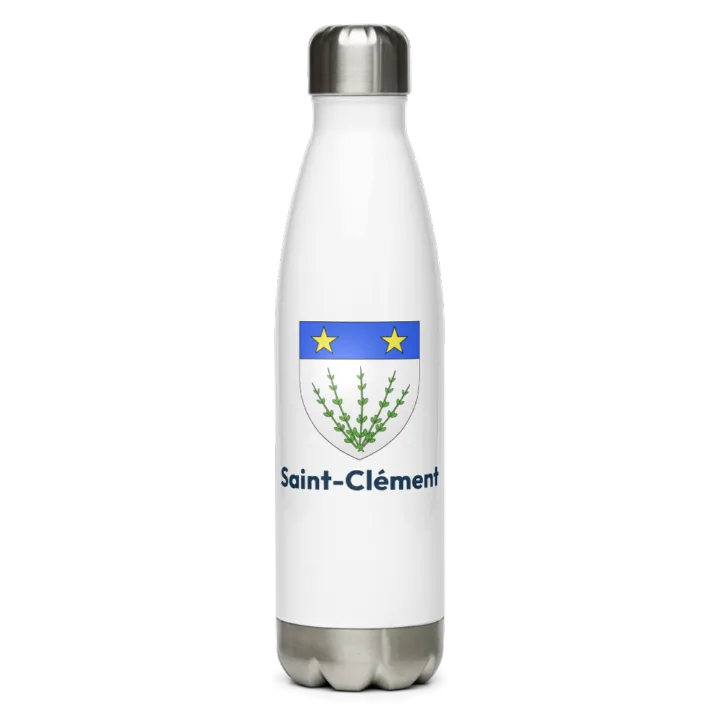 Gourde inox blason de Saint-Clément