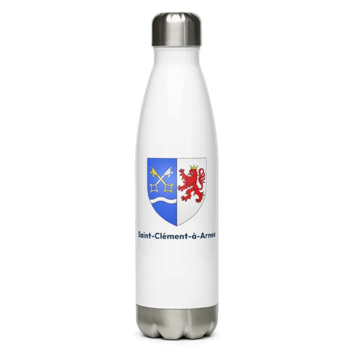 Gourde inox blason de Saint-Clément-à-Arnes