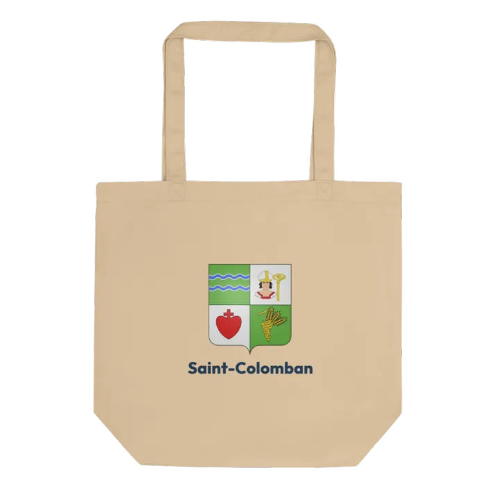 Tote bag coton bio — blason de Saint-Colomban