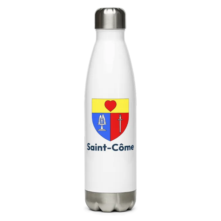 Gourde inox blason de Saint-Côme