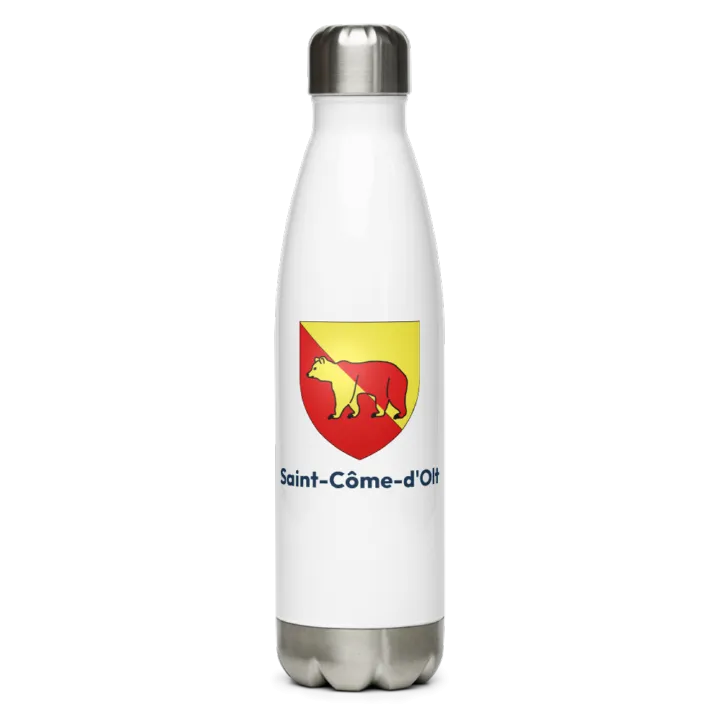 Gourde inox blason de Saint-Côme-d'Olt