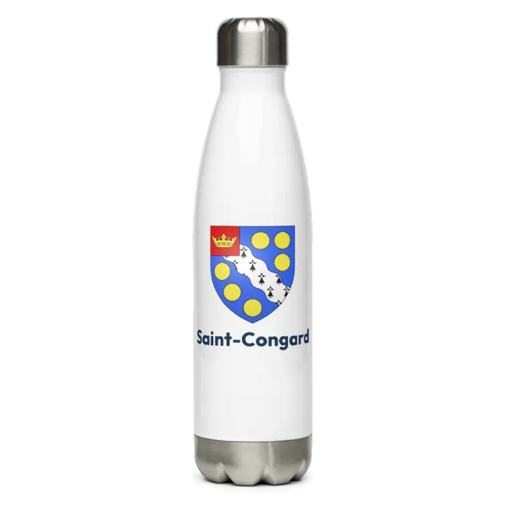 Gourde inox blason de Saint-Congard