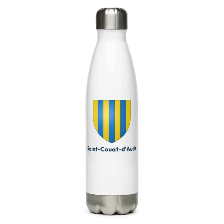 Gourde inox blason de Saint-Couat-d'Aude