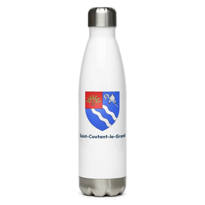 Gourde inox blason de Saint-Coutant-le-Grand