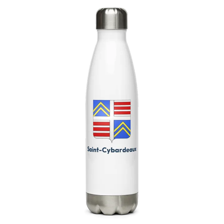 Gourde inox blason de Saint-Cybardeaux