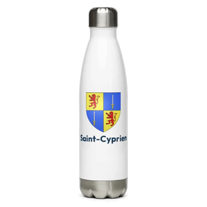 Gourde inox blason de Saint-Cyprien