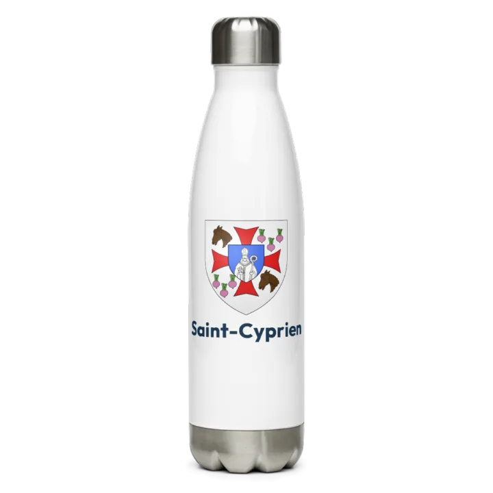 Gourde inox blason de Saint-Cyprien