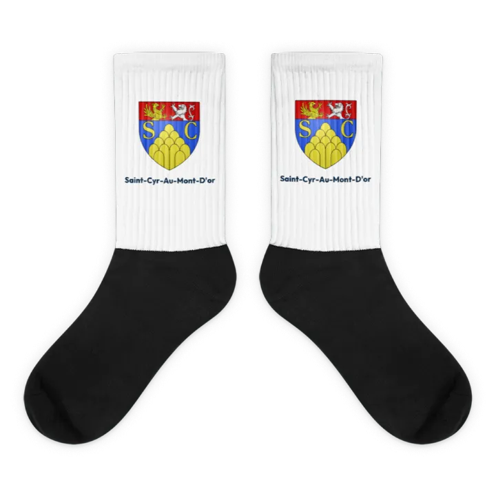 Chaussettes — blason de Saint-Cyr-au-Mont-d'Or