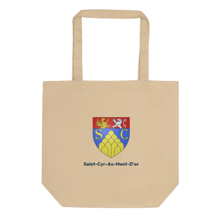 Tote bag coton bio — blason de Saint-Cyr-au-Mont-d'Or