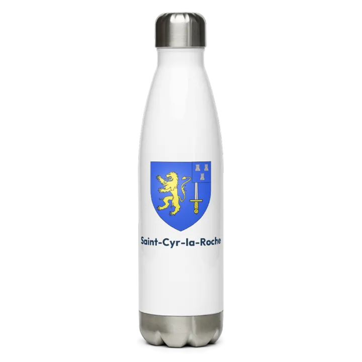 Gourde inox blason de Saint-Cyr-la-Roche