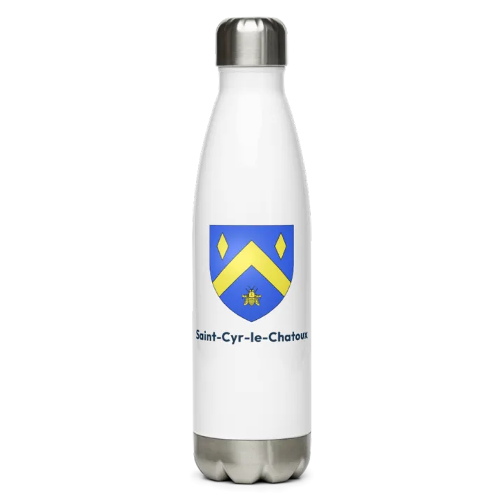 Gourde inox blason de Saint-Cyr-le-Chatoux
