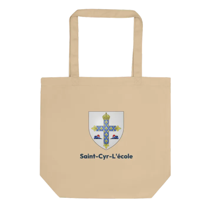 Tote bag coton bio — blason de Saint-Cyr-l'École