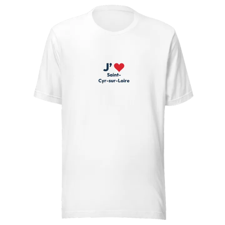 T-shirt « J’❤ Saint-Cyr-sur-Loire »
