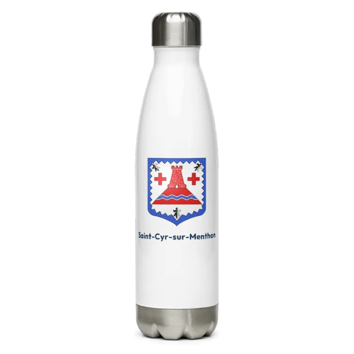 Gourde inox blason de Saint-Cyr-sur-Menthon