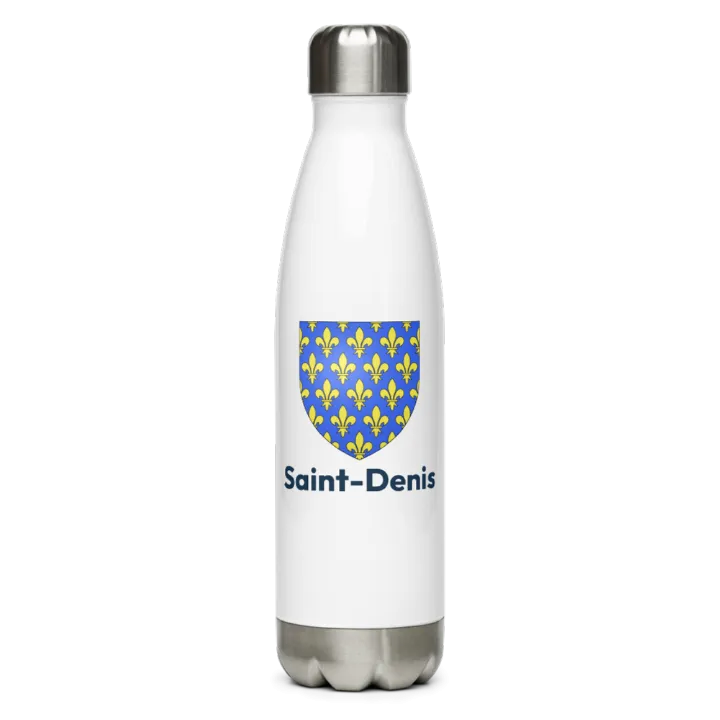 Gourde inox — blason de Saint-Denis