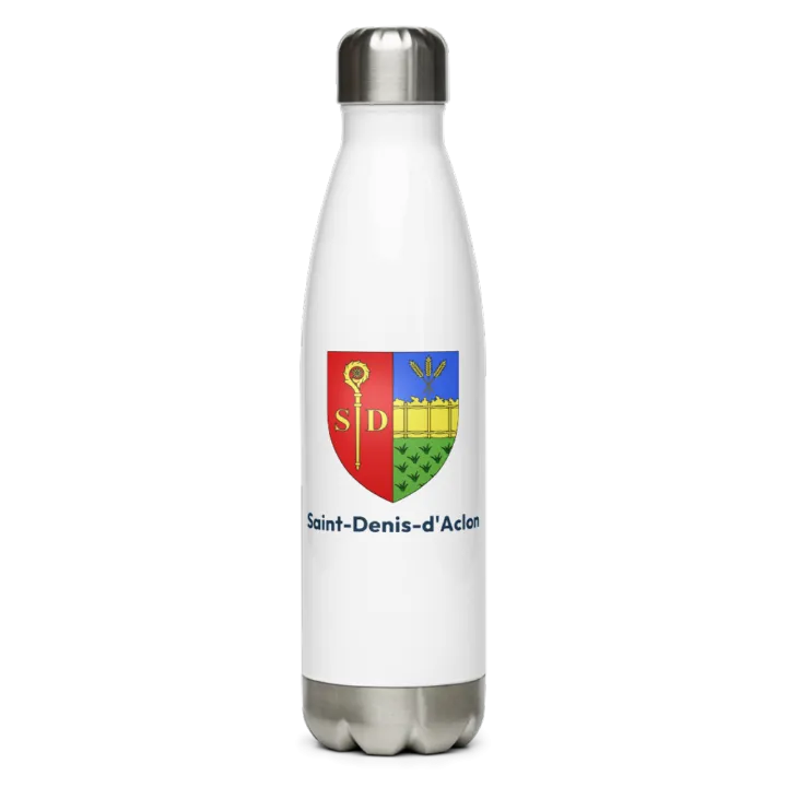 Gourde inox blason de Saint-Denis-d'Aclon