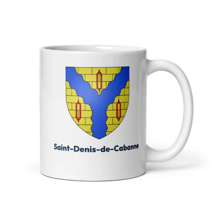 Mug blason de Saint-Denis-de-Cabanne