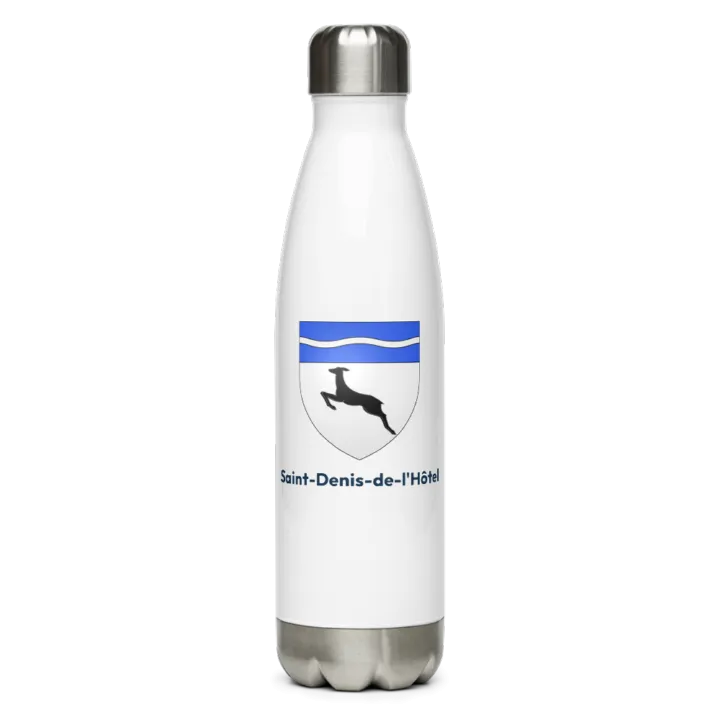 Gourde inox — blason de Saint-Denis-de-l'Hôtel