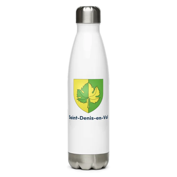 Gourde inox — blason de Saint-Denis-en-Val