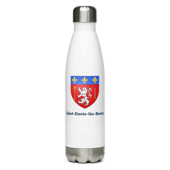 Gourde inox — blason de Saint-Denis-lès-Bourg