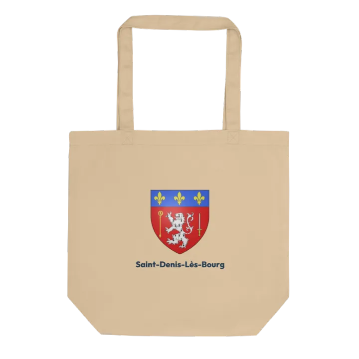 Tote bag coton bio — blason de Saint-Denis-lès-Bourg