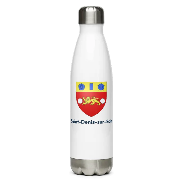 Gourde inox — blason de Saint-Denis-sur-Scie
