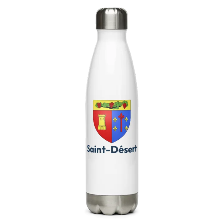 Gourde inox blason de Saint-Désert