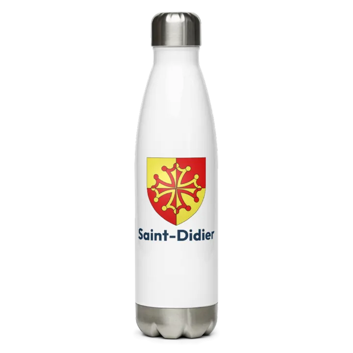 Gourde inox blason de Saint-Didier