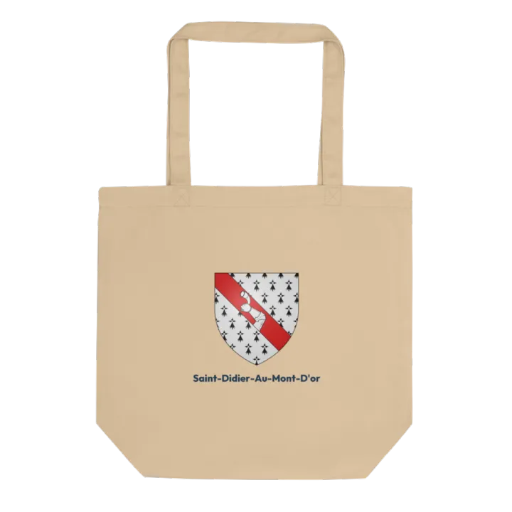 Tote bag coton bio — blason de Saint-Didier-au-Mont-d'Or