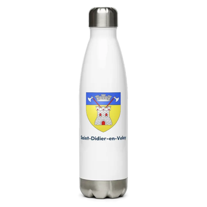 Gourde inox blason de Saint-Didier-en-Velay