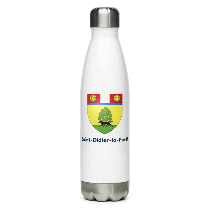 Gourde inox — blason de Saint-Didier-la-Forêt