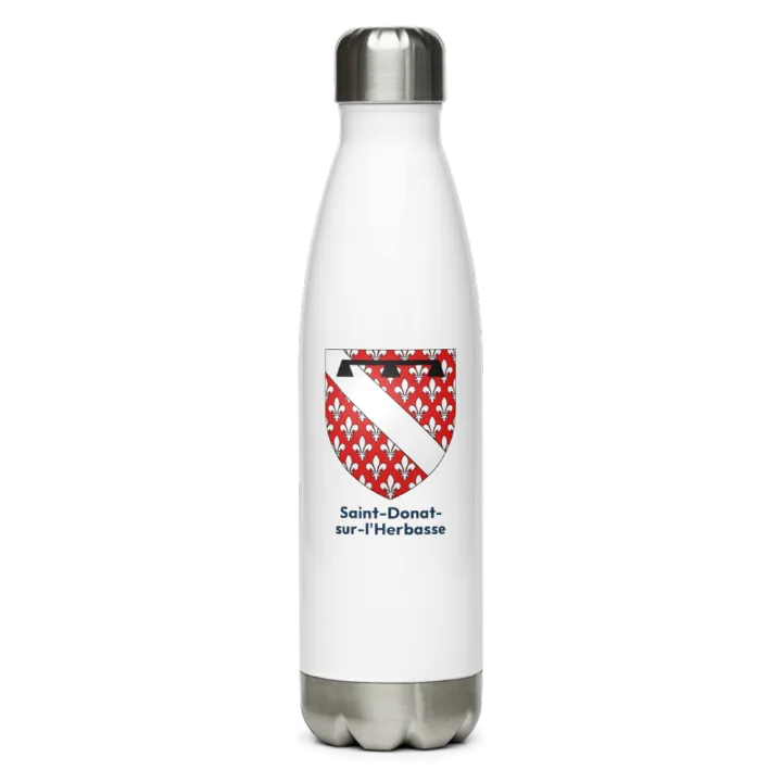 Gourde inox blason de Saint-Donat-sur-l'Herbasse