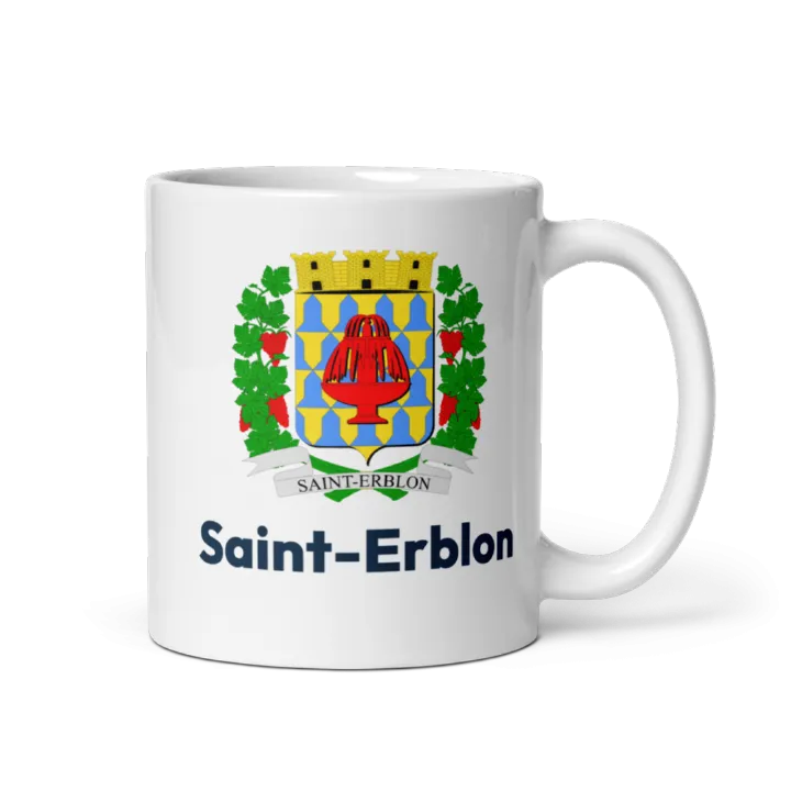 Mug blason de Saint-Erblon