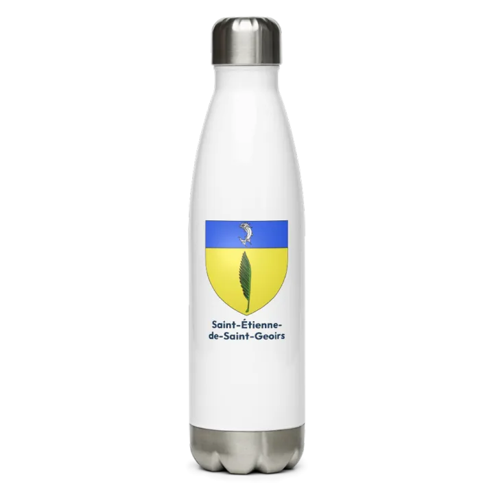 Gourde inox blason de Saint-Étienne-de-Saint-Geoirs