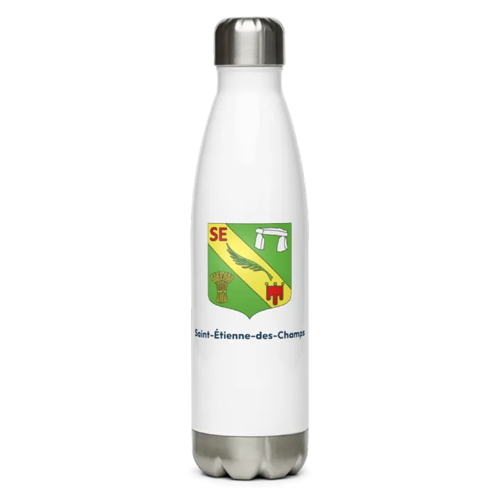 Gourde inox blason de Saint-Étienne-des-Champs
