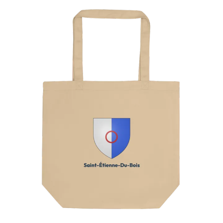 Tote bag coton bio — blason de Saint-Étienne-du-Bois