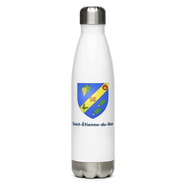 Gourde inox blason de Saint-Étienne-du-Bois