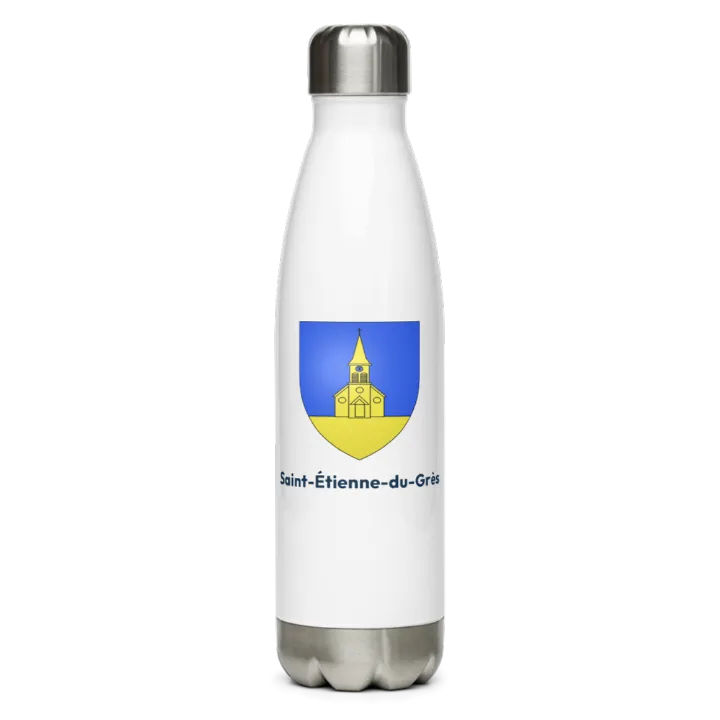 Gourde inox blason de Saint-Étienne-du-Grès