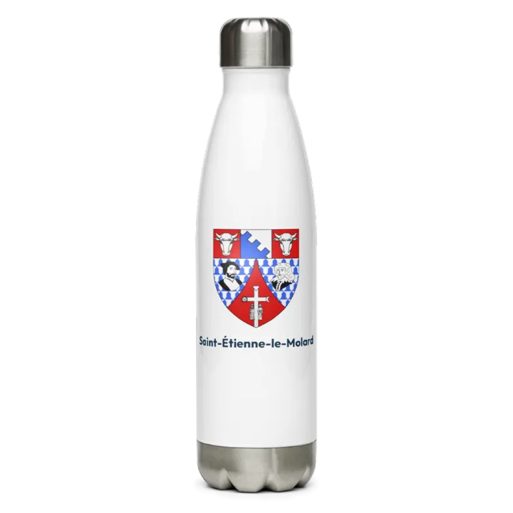 Gourde inox blason de Saint-Étienne-le-Molard