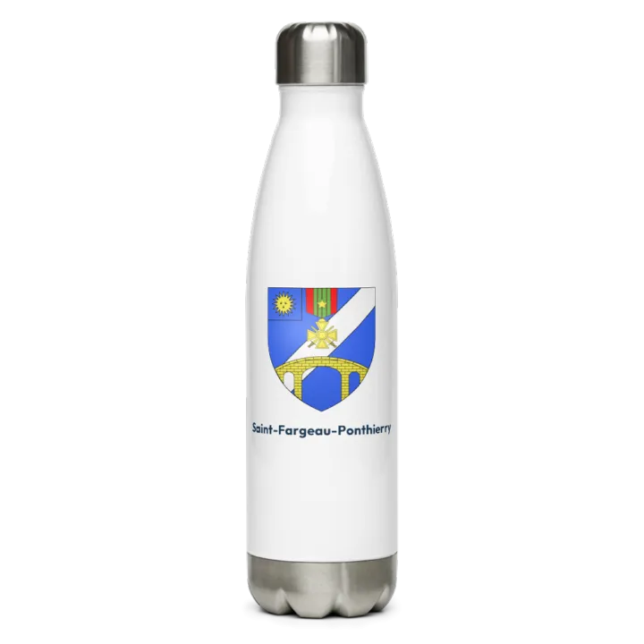 Gourde inox blason de Saint-Fargeau-Ponthierry