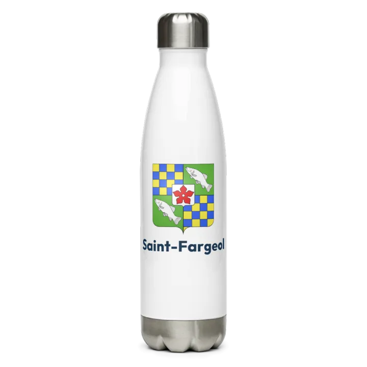 Gourde inox blason de Saint-Fargeol
