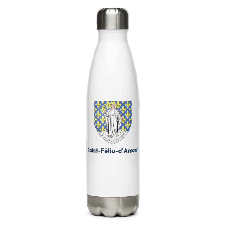 Gourde inox blason de Saint-Féliu-d'Amont
