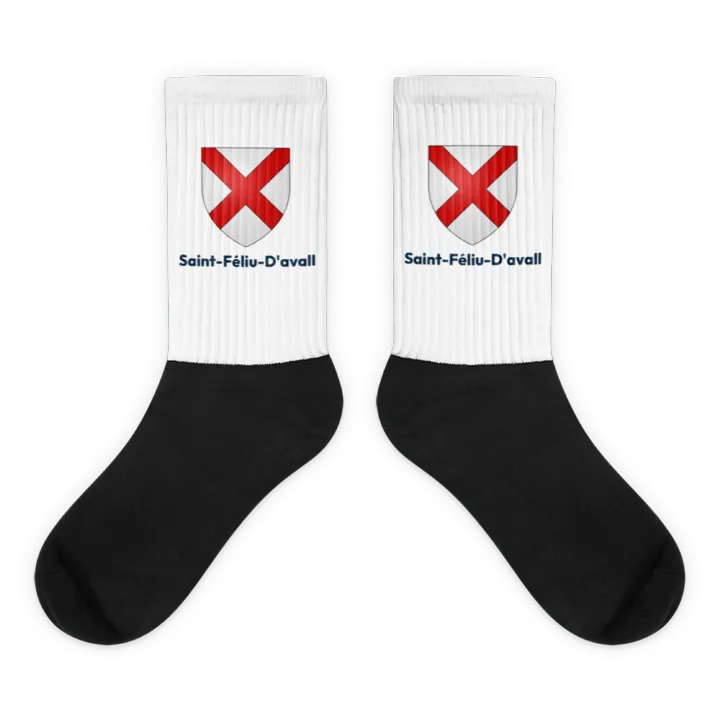 Chaussettes — blason de Saint-Féliu-d'Avall