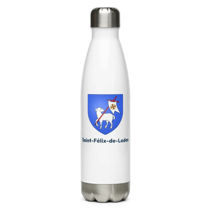 Gourde inox blason de Saint-Félix-de-Lodez