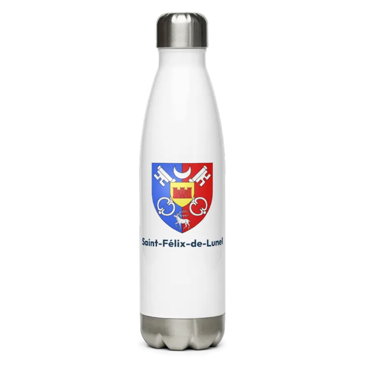Gourde inox blason de Saint-Félix-de-Lunel