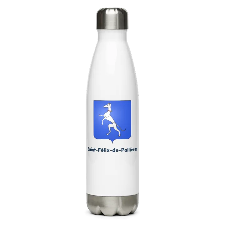 Gourde inox blason de Saint-Félix-de-Pallières