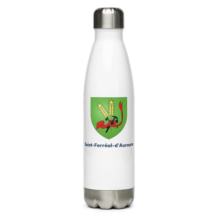 Gourde inox blason de Saint-Ferréol-d'Auroure