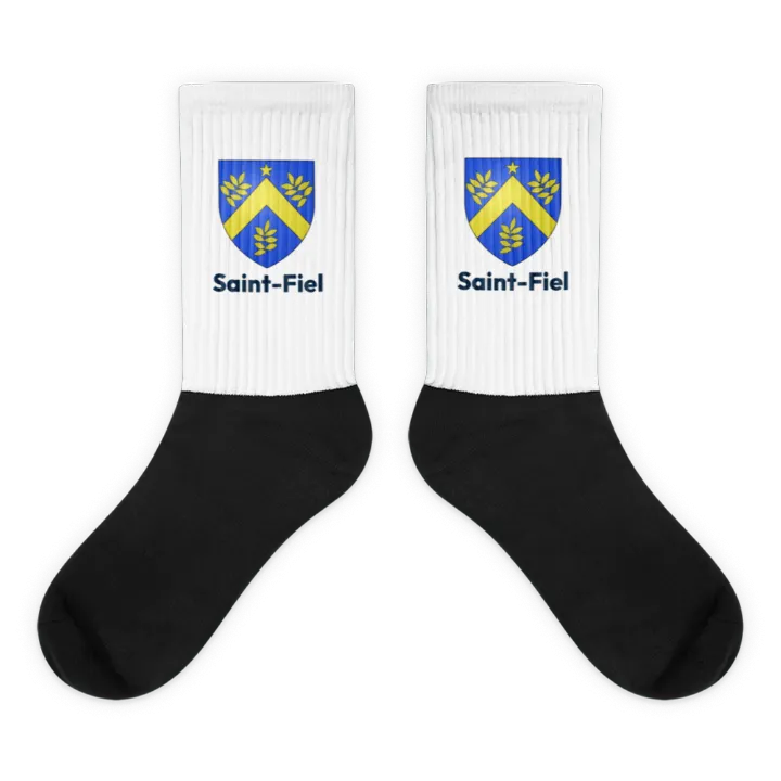 Chaussettes — blason de Saint-Fiel